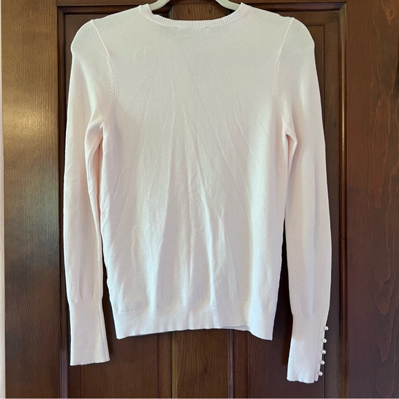 pink zara cardigan with pearl buttons - Picture 2 of 4